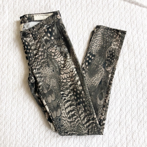 rag & bone Legging in Feather Print - Picture 5 of 8